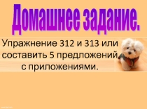 Обособленные приложения. Выделительные знаки препинания при них.