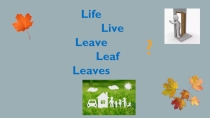 Презентация по английскому языку Использование глагола leave