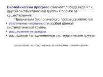Презентация к уроку 9 класс Макроэволюция