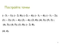 Презентация по математике Рисуем по координатам
