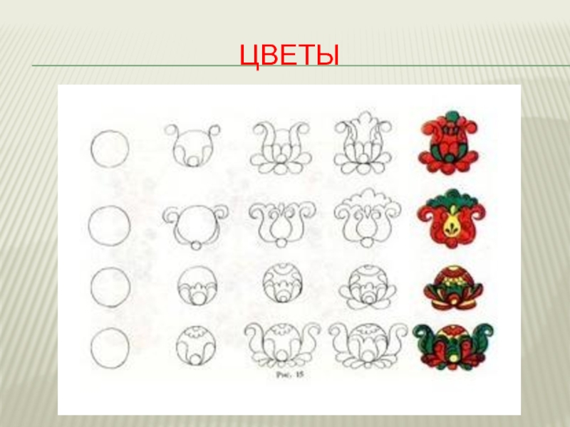 Борецкая роспись цветы цветы