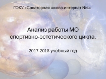 Анализ работы школьного методического объединения