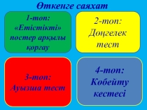 Қазақ тілі пәні бойынша 6-сыныпқа арналған қысқа мерзімді сабақ жоспарына арналған презентация