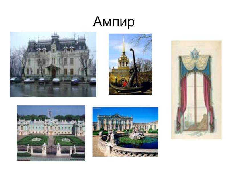 Презентация по ИЗО на тему Архитектура и дизайн Ампир Ампир