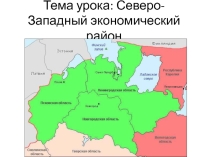 Презентация по географии на тему Северо-Западный экономический район (9 класс)