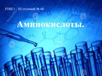 Презентация по химии 10 класс по теме  Аминокислоты