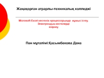 Microsoft eхcel