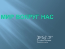 Презентация по окружающему миру на тему  Куда текут реки