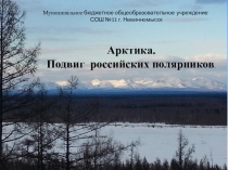 Презентация к уроку Арктика. Подвиг российских полярников
