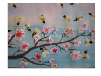 Презентация к уроку ИЗО Пчёлки в саду 3 класс