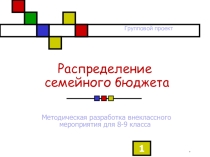 Защита проекта по финансовой грамоте.Групповой проект