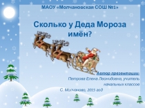 Презентация для внеклассной работы (1-4 классы)