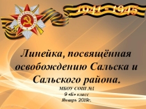 Освобождение Сальска и Сальского района