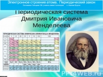 Презентация Периодический закон. Подготовка к ЕГЭ