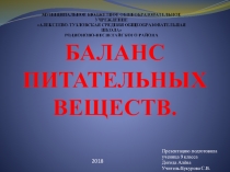 Презентация ученика Баланс питательных веществ к уроку здоровья Влияние питания на микробиому человека