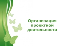 Организация проектной деятельности