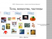 Презентация по окружающему миру на тему Тела, вещества, частицы (3 класс)