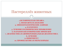 Презентация по инфекционным болезням Пастереллез животных