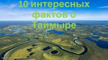 Презентация  10 интересных фактов о Таймыре