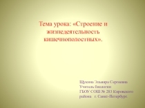 Презентация по биологии на тему Кишечнополостные