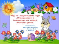 Презентация НОД по познавательному развитию Путешествие в Камляндию