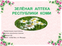 Презентация Зелёная аптека РК