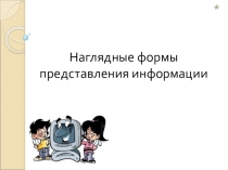 Презентация. Наглядные формы представления информации