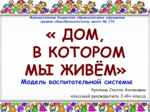 Презентация воспитательной системы Дом, в котором мы живем