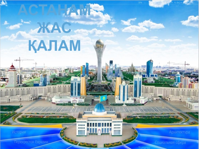 Презентация Тәуелсіздік жаңа ғасырда АСТАНАМ ЖАСҚАЛАМ АСТАНАМ ЖАСҚАЛАМ