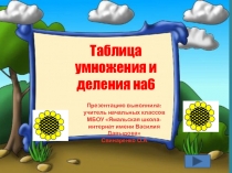 Презентация по математике на тему умножение и деление на 6 3 класс С(К)О 8 вида