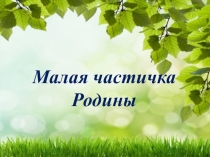 Презентация к итоговому мероприятию Малая частичка Родины