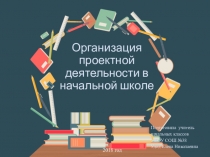 Организация проектной деятельности в начальной школе