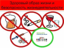 Презентация урока по ОБЖ на тему: Здоровый образ жизни и безопасность жизнедеятельности (8 класс)
