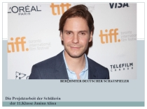 Презентация Daniel Brühl - berühmter deutscher Schauspieler