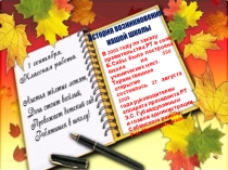 Презентация о школьной организации