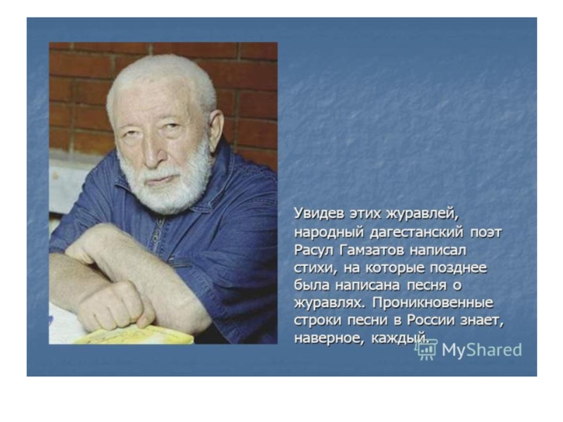 История создания песни Журавли Р Гамзатов