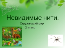 Презентация по окружающему миру на тему Невидимые нити природы (2 класс)