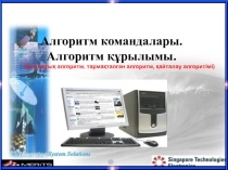 Информатикадан презентация тақырыбы Алгоритм құрылымы
