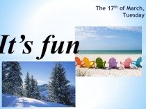 Презентация к уроку It's fun (5 класс Spotlight)