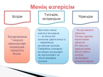 Презентация тақырыбы: Тәжрибедегі өзгерістер