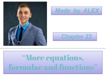 Презентация по математике Уравнения, функции и формулы,