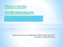 Использование презентаций на уроках информатики