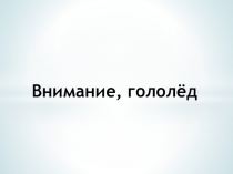 Презентация Осторожно,лёд 8-9 класс