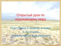 Презентация к уроку окружающего мира Зона степей 4 класс