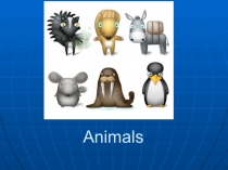 Призентация по английскому языку на тему Животные