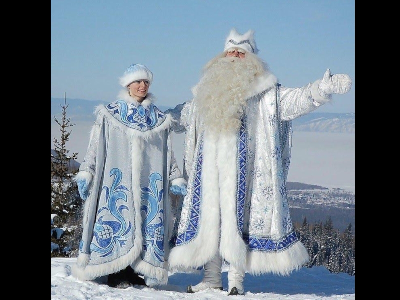 Презентация по английскому языку Santa Claus and Ded Moroz: What's different?