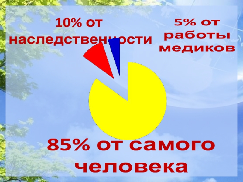 Долголетие хорошие настроение с alivmax.ru 85% от самого человека10% от наследственности5% от работы медиков 85% от самого человека10% от наследственности5% от работы медиков