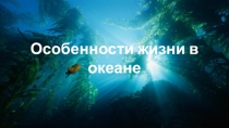 Презентация по географии на тему: Особенности жизни в океане