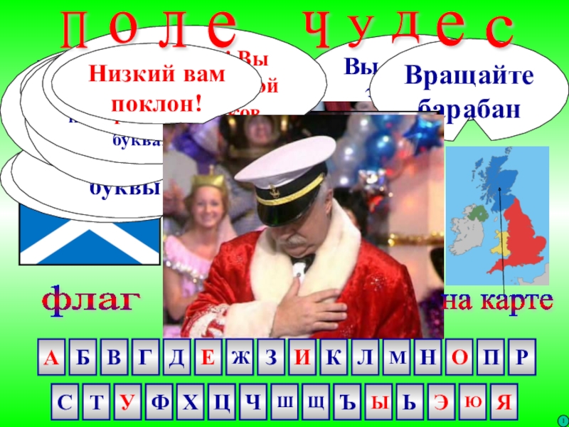 Интерактивная игра Поле чудес ЯИДНАЛТОШсимволчертополохЕсть такая букваНет такой буквыБанкротПереход ходаТы выбираешь приз или продолжаешь играть?Приз ЯИДНАЛТОШсимволчертополохЕсть такая букваНет такой буквыБанкротПереход ходаТы выбираешь приз или продолжаешь играть?Приз в студию!Вы угадали 3 буквы2 шкатулки