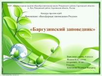 Презентация по окружающему миру на тему Баргузинский заповедник (4 класс)